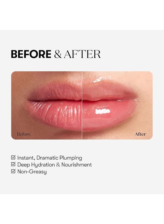 في تي كوزمتيكس في تي كوزماتيكس ليدل إس ليب بلومبر جلوس شفاه شفاف مرطب بدون عطر مستحضرات كورية إكسبرت 0.2 أونصة 4.3 جم - Image 4